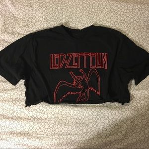 Cropped Vintage Led Zeppelin Tee